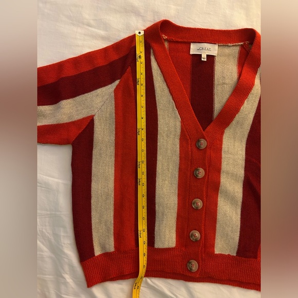 The GREAT baby alpaca varsity cardigan - Picture 7 of 9